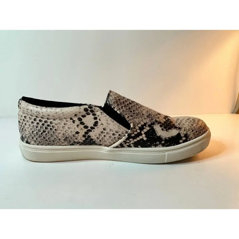 A NEW DAY‎ Womens Sneakers Size 6.5 Snakeskin Print Slip On Shoe*